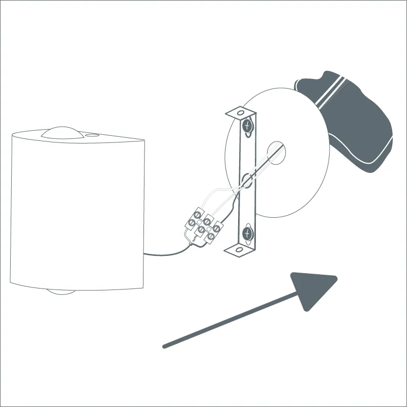 Rosone bianco RAL 9016 rotondo 11 cm per piastra di montaggio