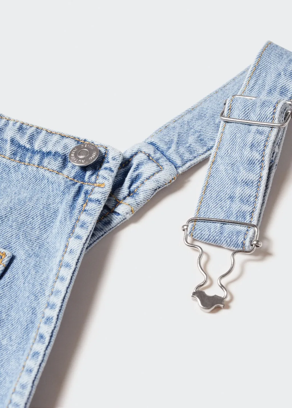 Salopette denim culotte