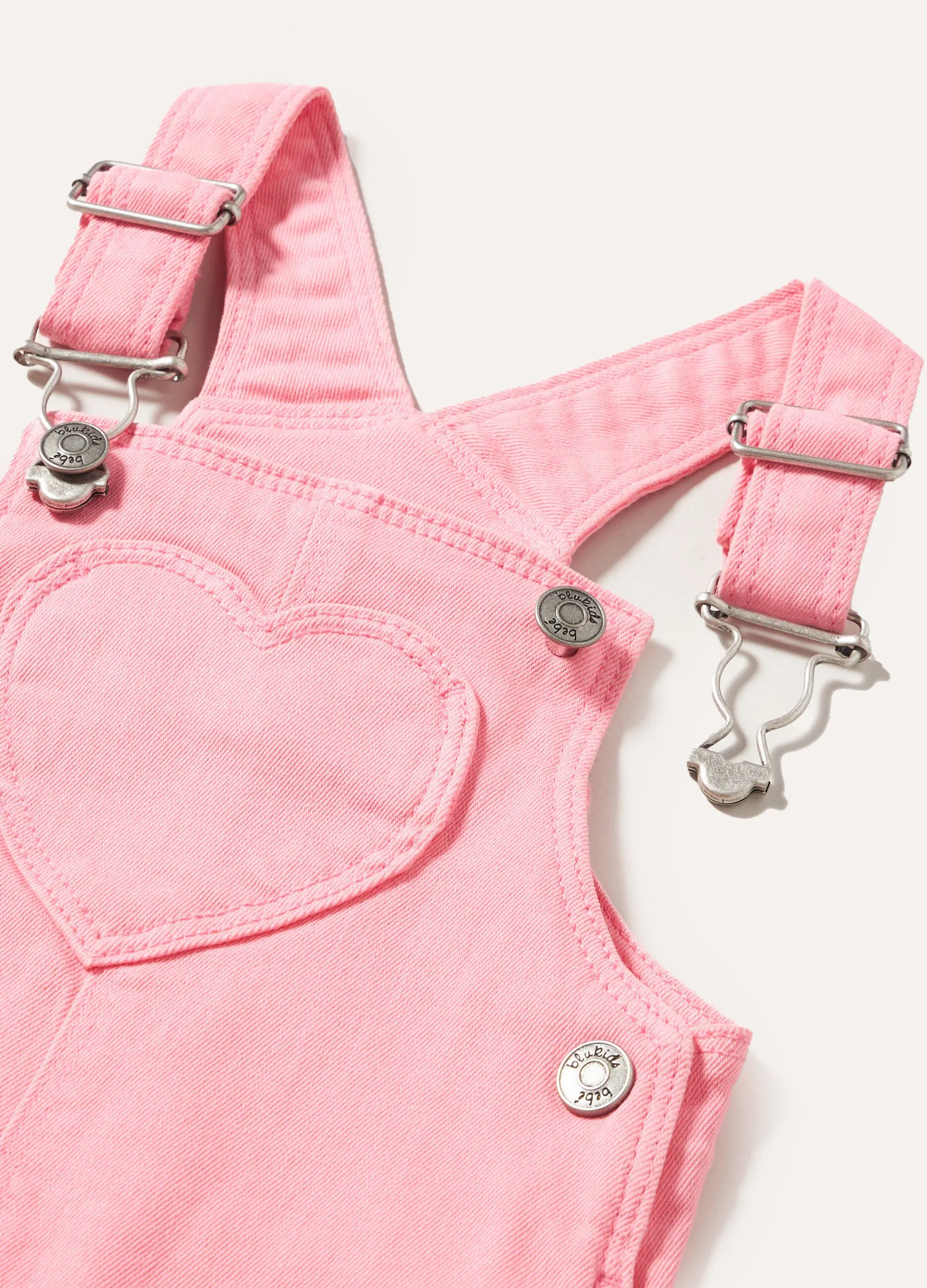 Salopette in denim neonata