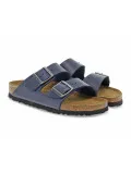 Sandalo basso Birkenstock ARIZONA in pelle blu