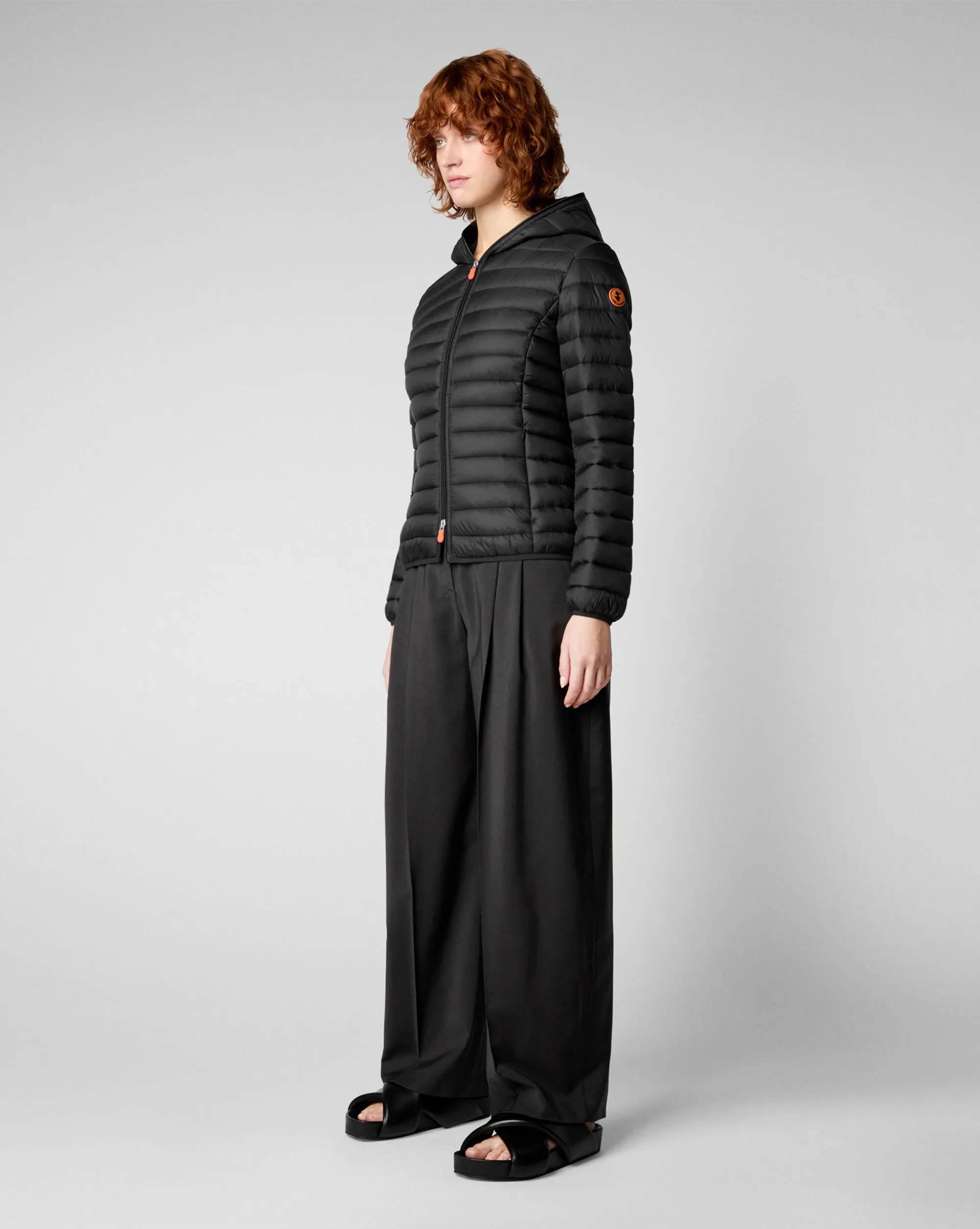 Save The Duck Giacca Bomber Con Cappuccio Alexa Nero Donna
