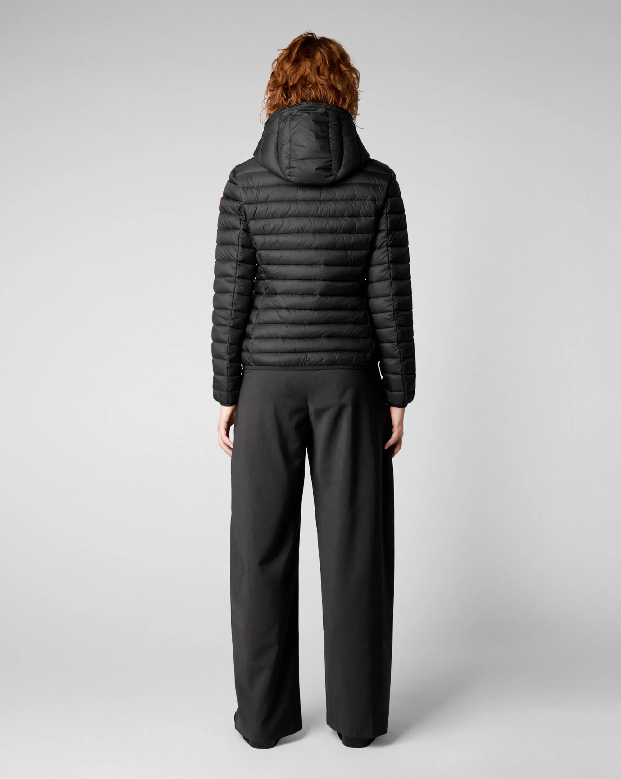 Save The Duck Giacca Bomber Con Cappuccio Alexa Nero Donna