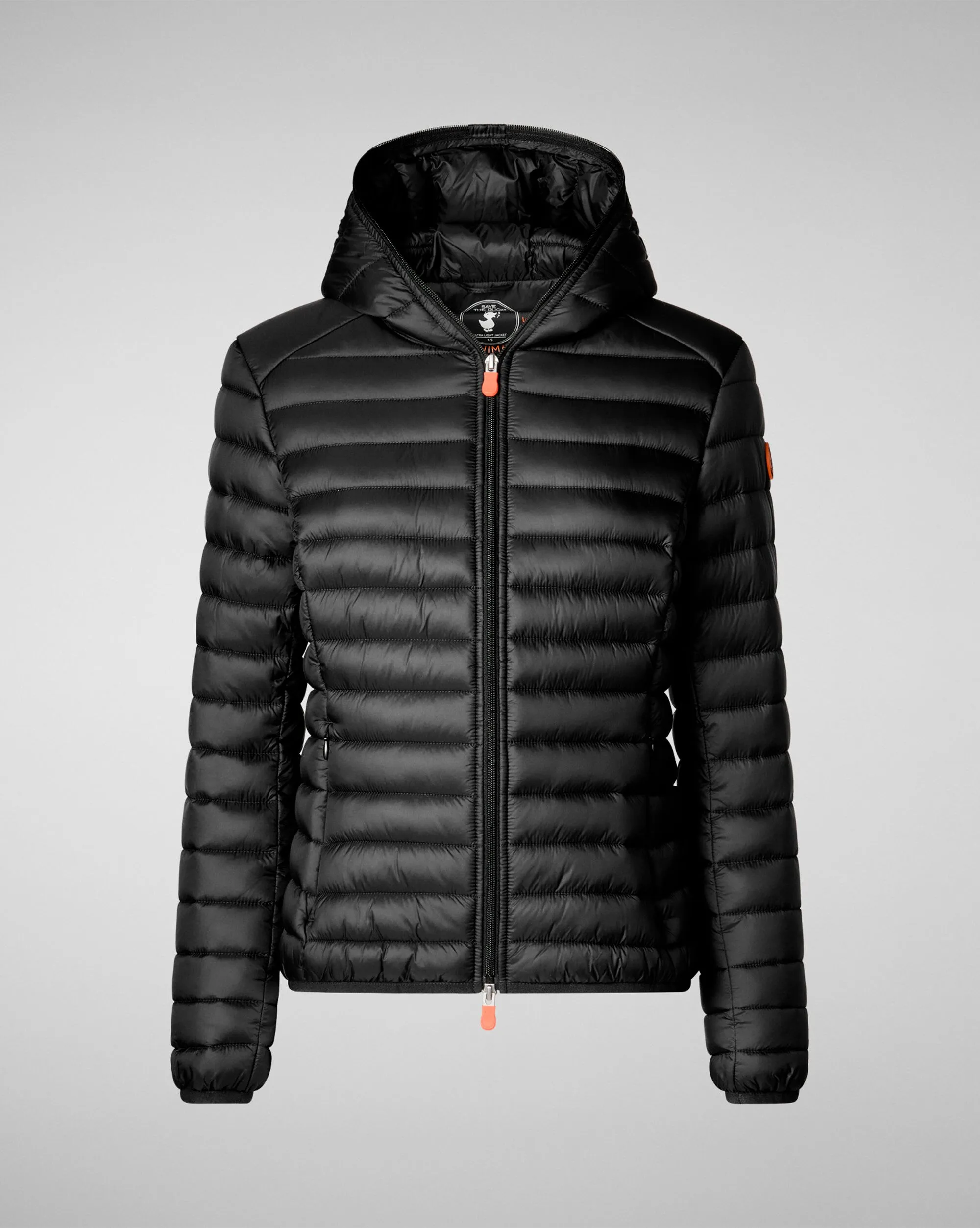 Save The Duck Giacca Bomber Con Cappuccio Alexa Nero Donna