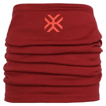 Scaldacollo unisex in lana merinos AYAQ Lobbia Red Sienna