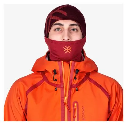 Scaldacollo unisex in lana merinos AYAQ Lobbia Red Sienna