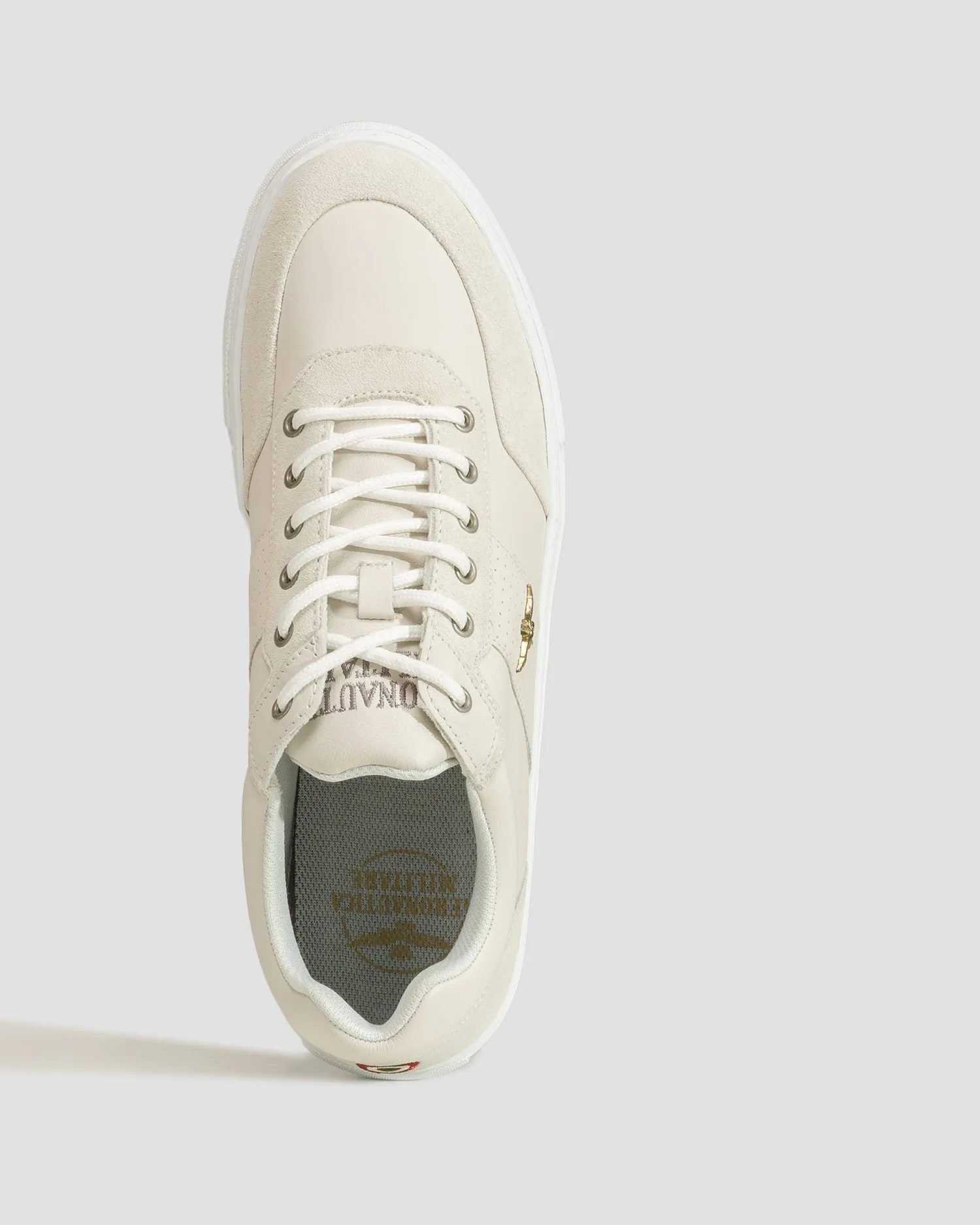 Scarpe da uomo Aeronautica Militare Beige 232sc233ct3027-73082