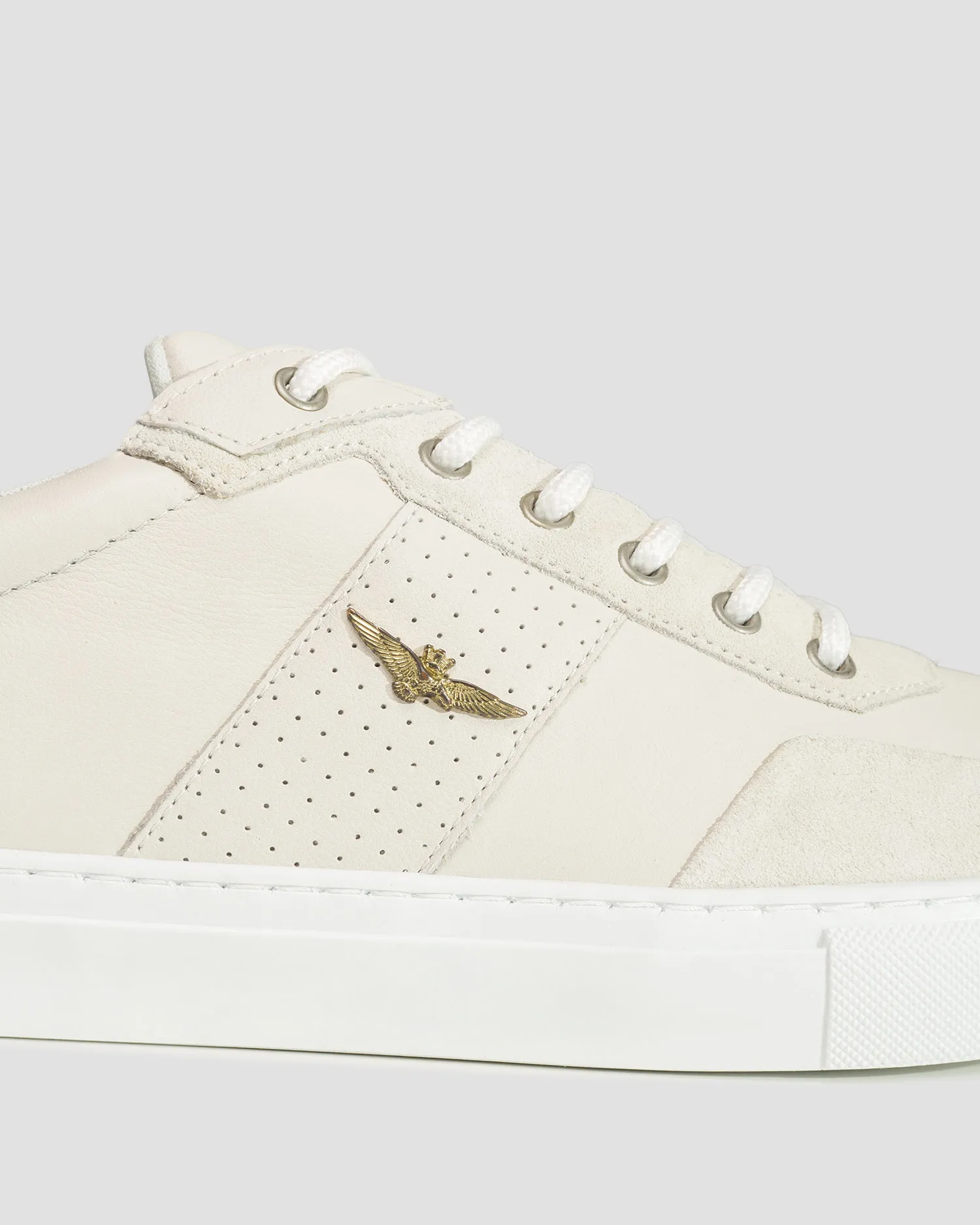 Scarpe da uomo Aeronautica Militare Beige 232sc233ct3027-73082