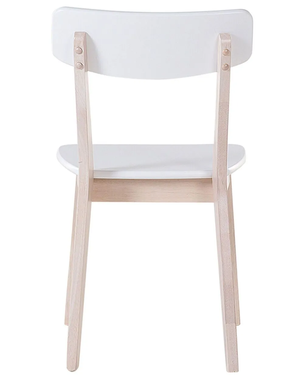Set di 2 sedie da pranzo SANTOS Bianco