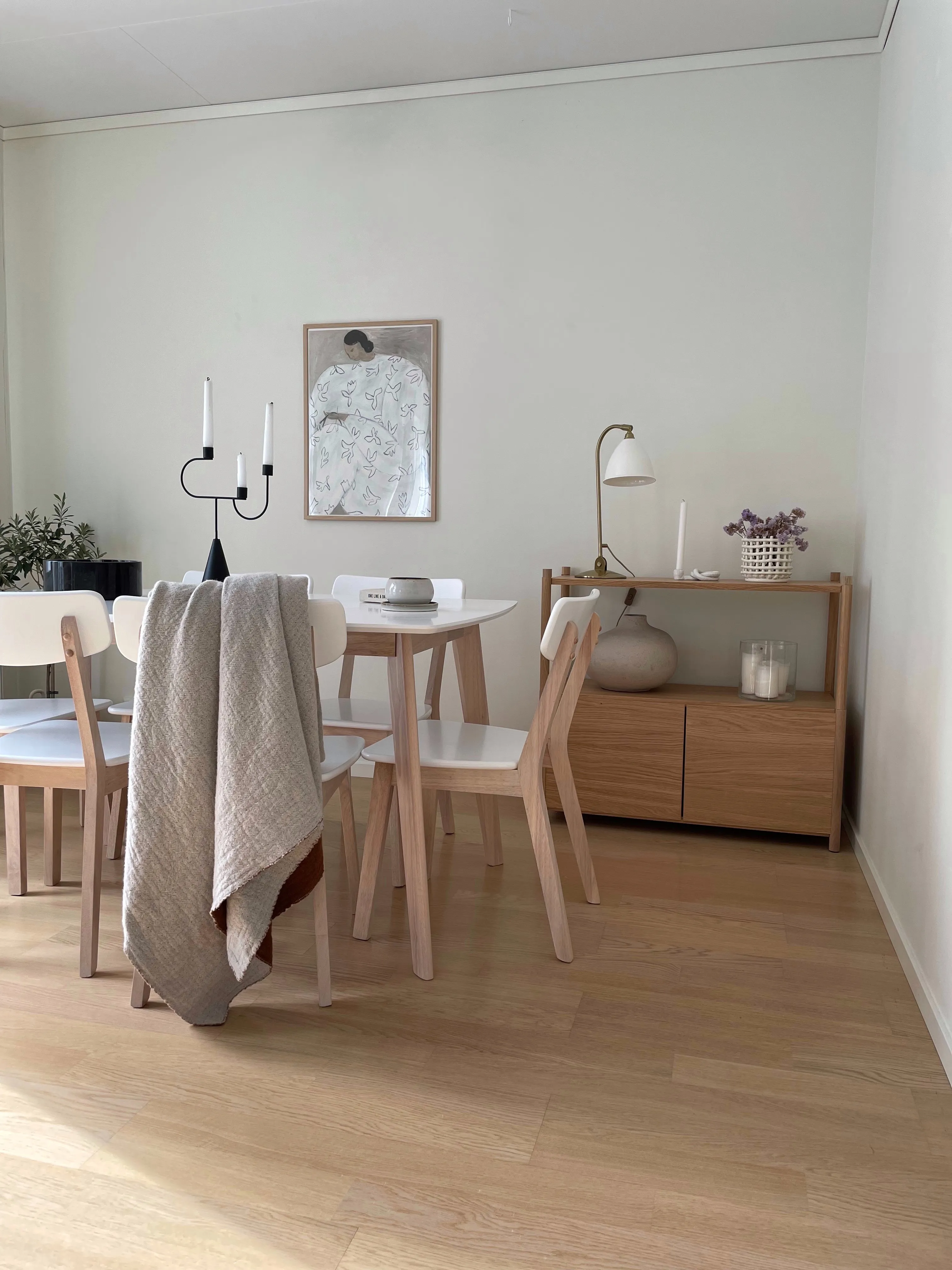 Set di 2 sedie da pranzo SANTOS Bianco