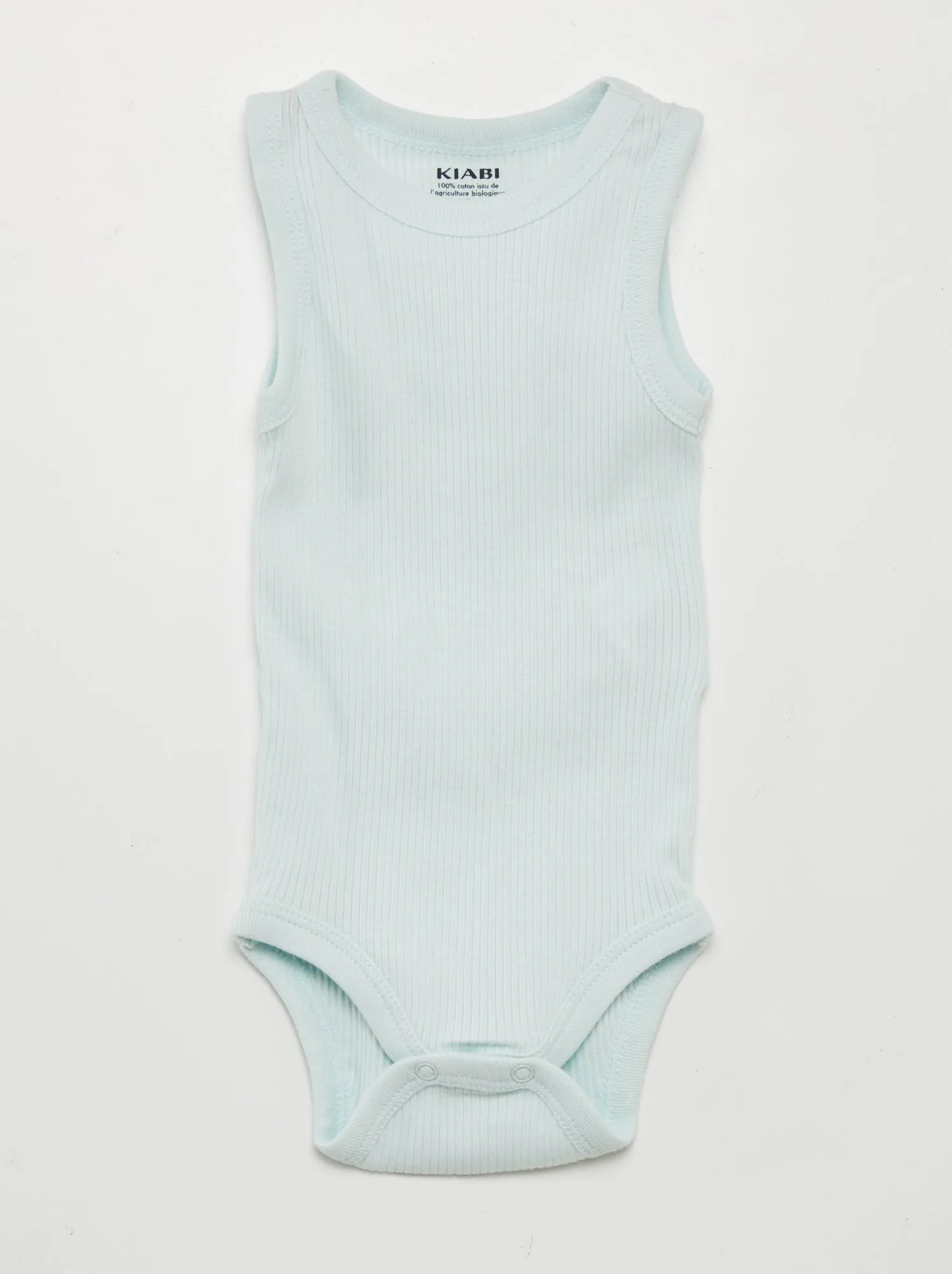 Set di 3 body senza maniche stampati - BIANCO