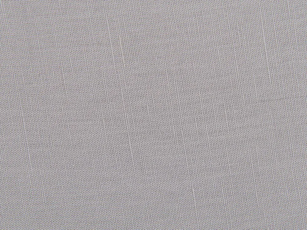 Set of 2 Decorative Cushions GLABRA Linen 45 x 45 cm Grey Solid