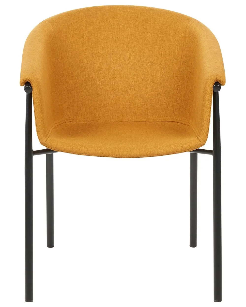 Set of 2 Dining Chairs AMES Orange
