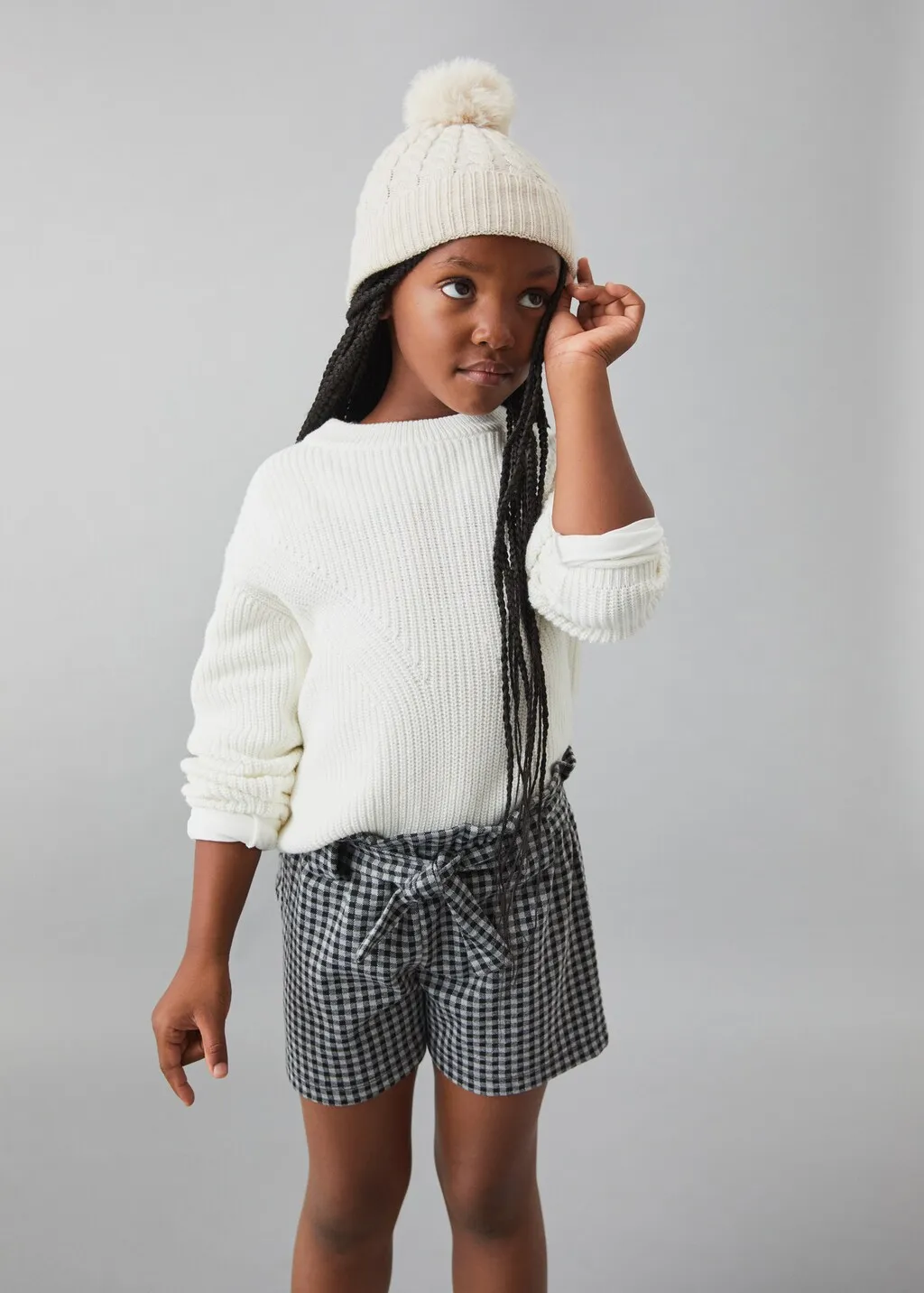 Short quadri vichy