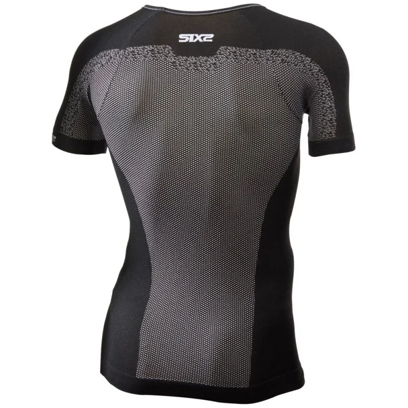SIXS Maglia leggera maniche corte black carbon unisex
