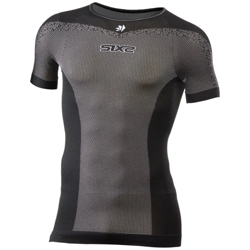 SIXS Maglia leggera maniche corte black carbon unisex
