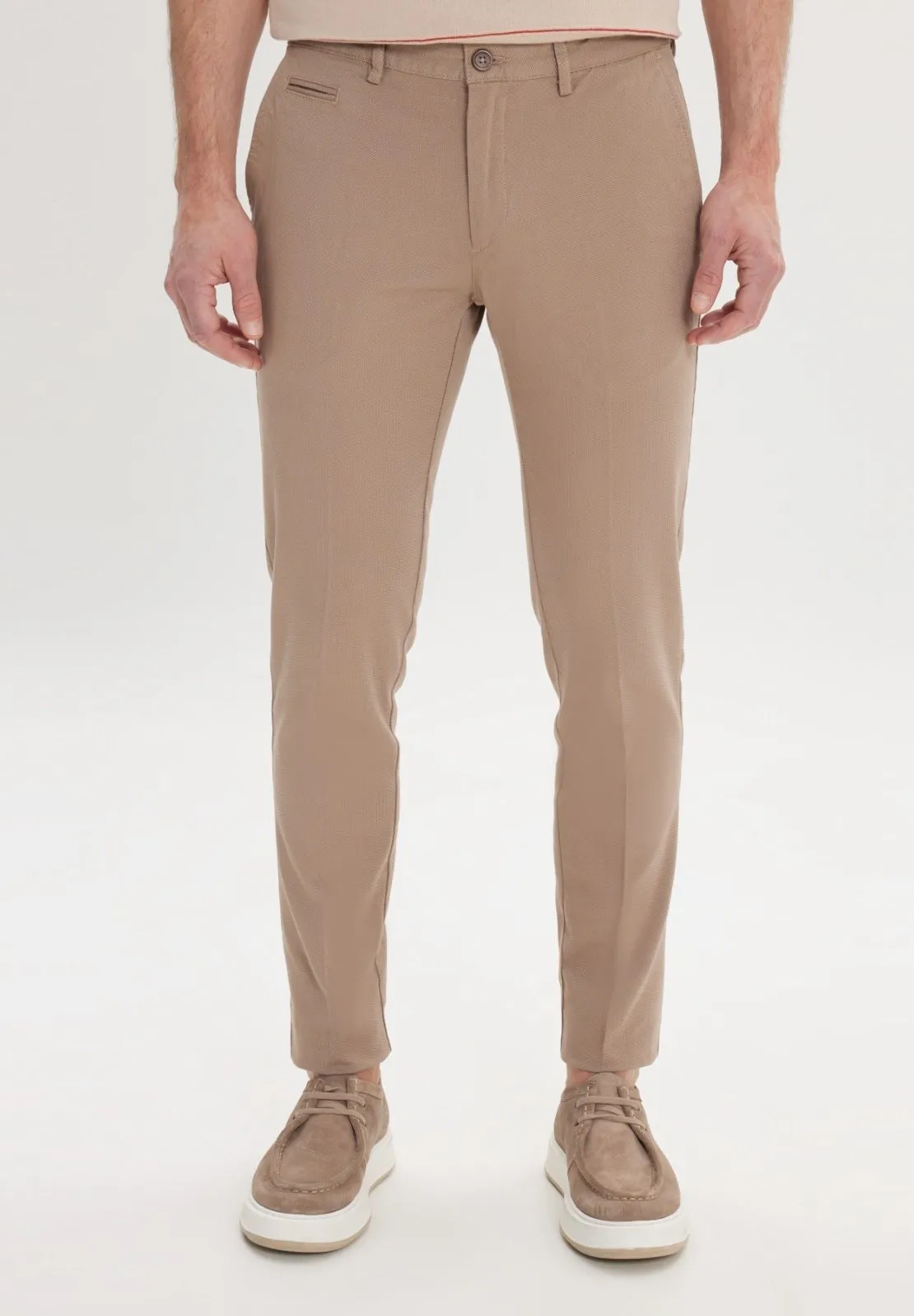 SLIM FIT SIDE POCKET - Pantaloni