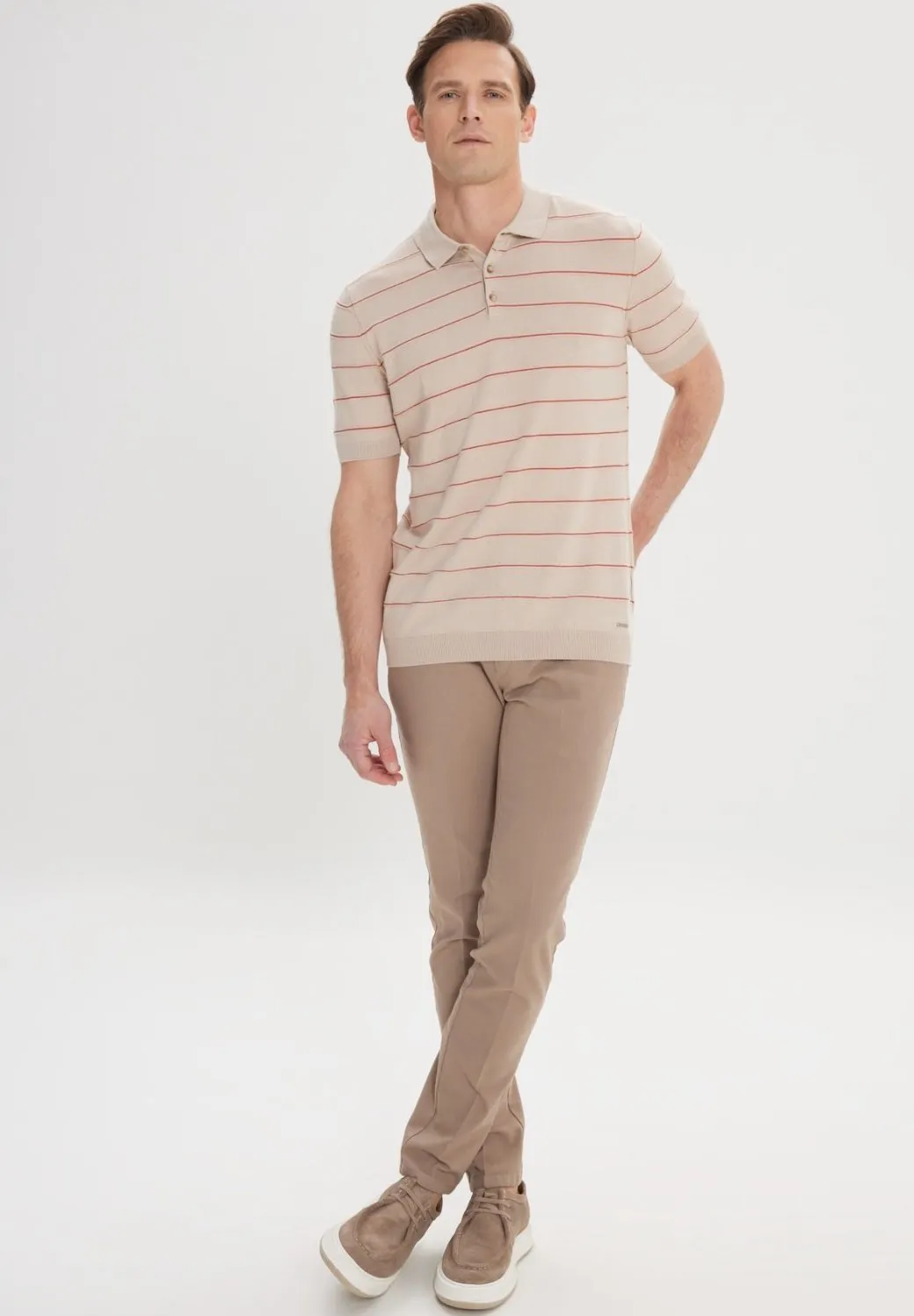 SLIM FIT SIDE POCKET - Pantaloni
