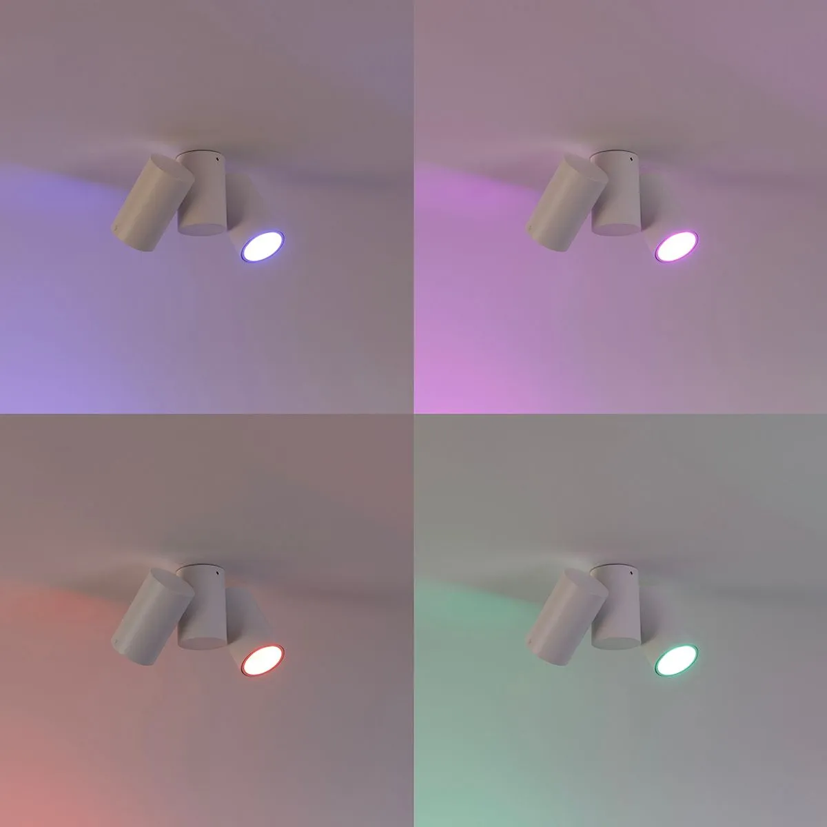 Smart spot bianco regolabile inclusi 2 WiFi GU10 - Michael