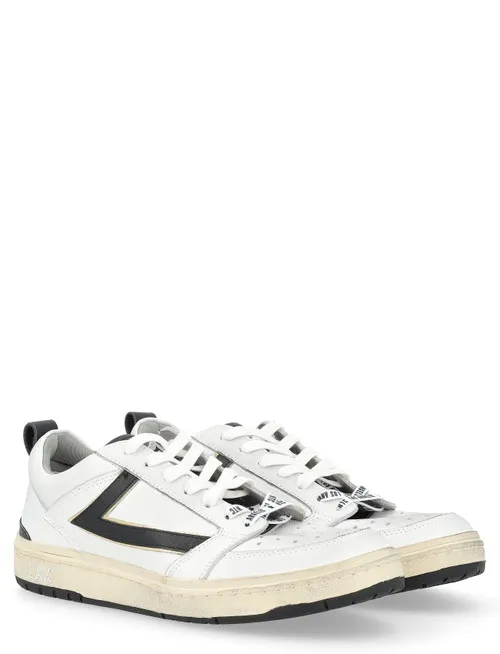 Sneaker HTC Starlight in pelle bianca e nera