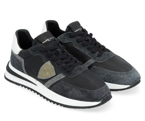 Sneaker Philippe Model Tropez 2.1 in pelle nera