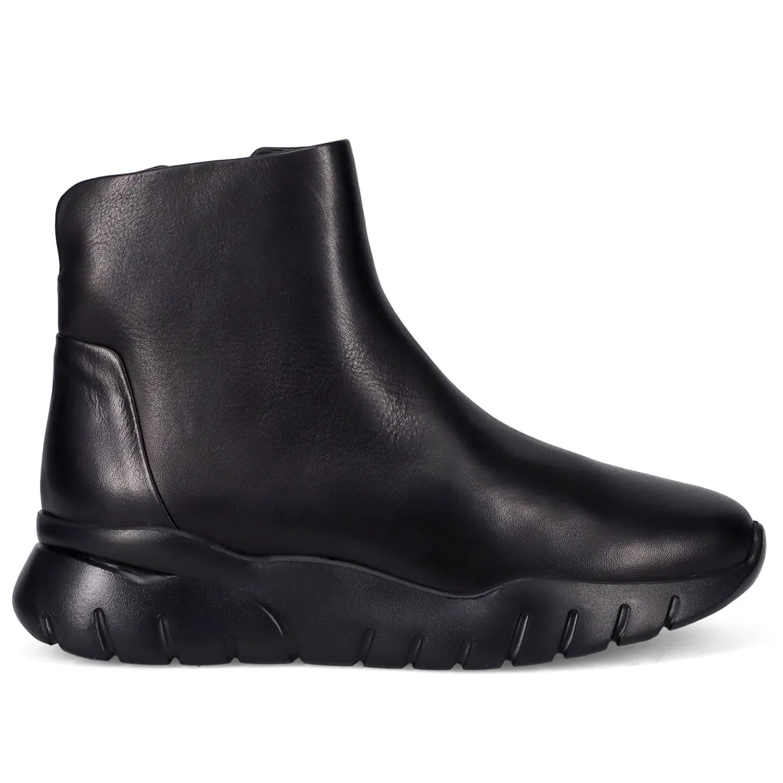 Sneaker stivaletto da donna Sangiorgio in pelle nera