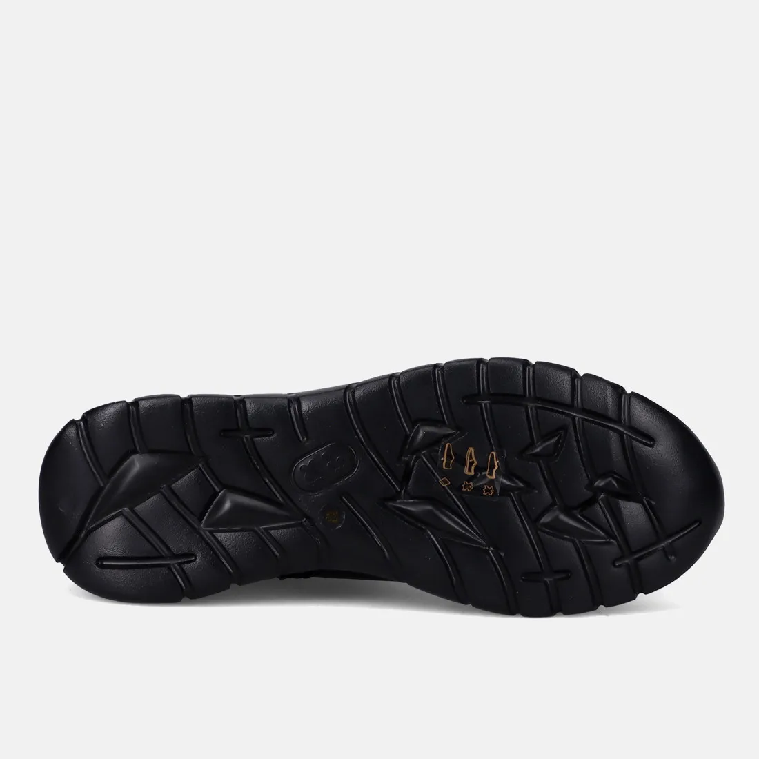 Sneaker stivaletto da donna Sangiorgio in pelle nera