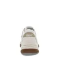 Sneakers Ash ADDICT in nappa e tessuto bianco e beige