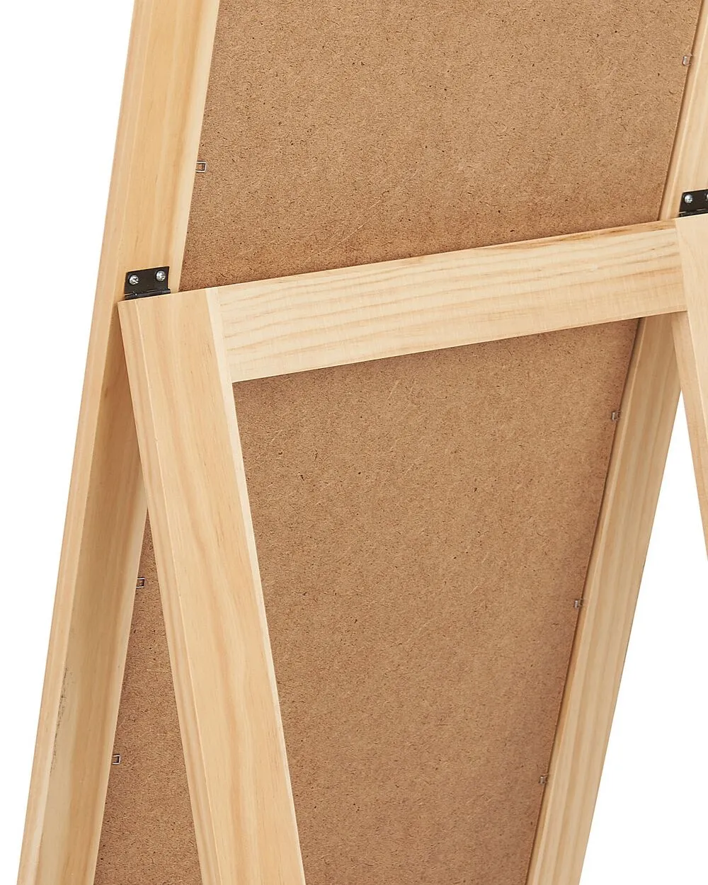 Specchio da parete con ripiano LUISANT 145 cm Legno Marrone chiaro
