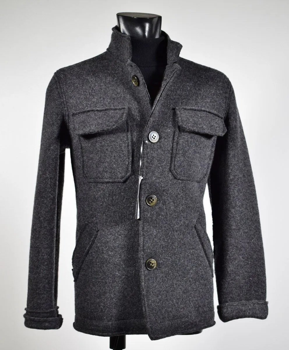 Sports jacket in wool and unlined slim fit