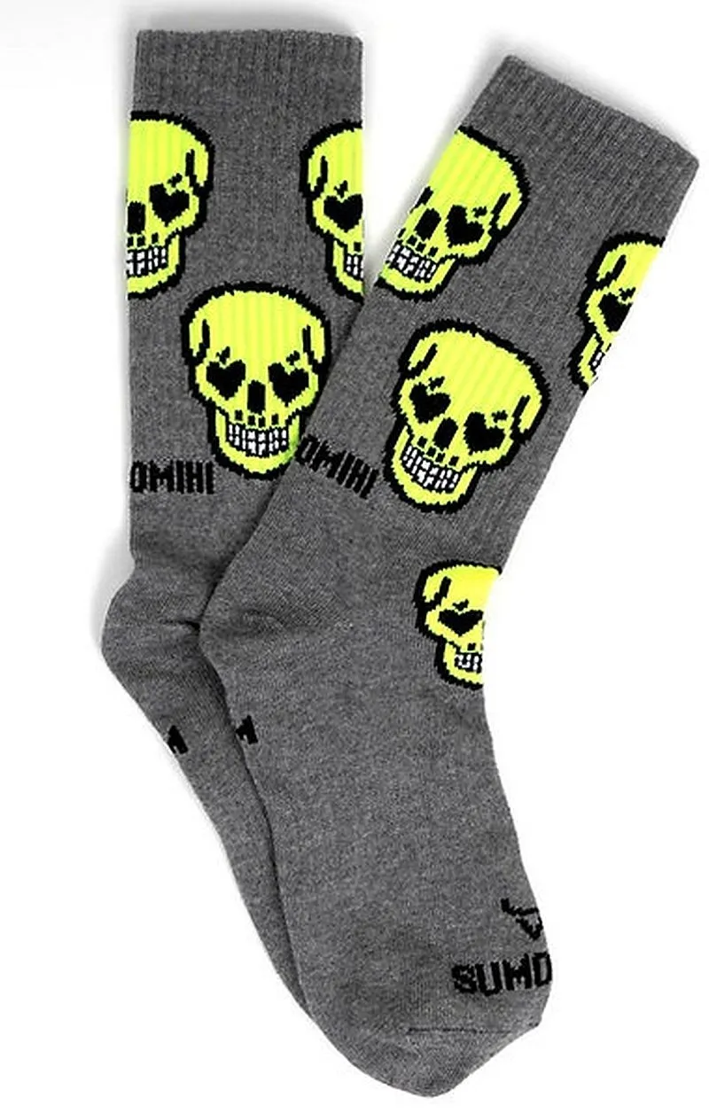SUMOMIHI Calzini Skulls - Grigio