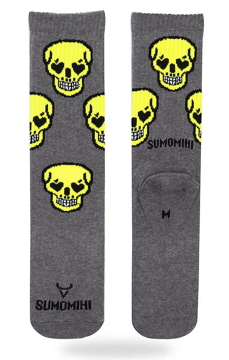 SUMOMIHI Calzini Skulls - Grigio