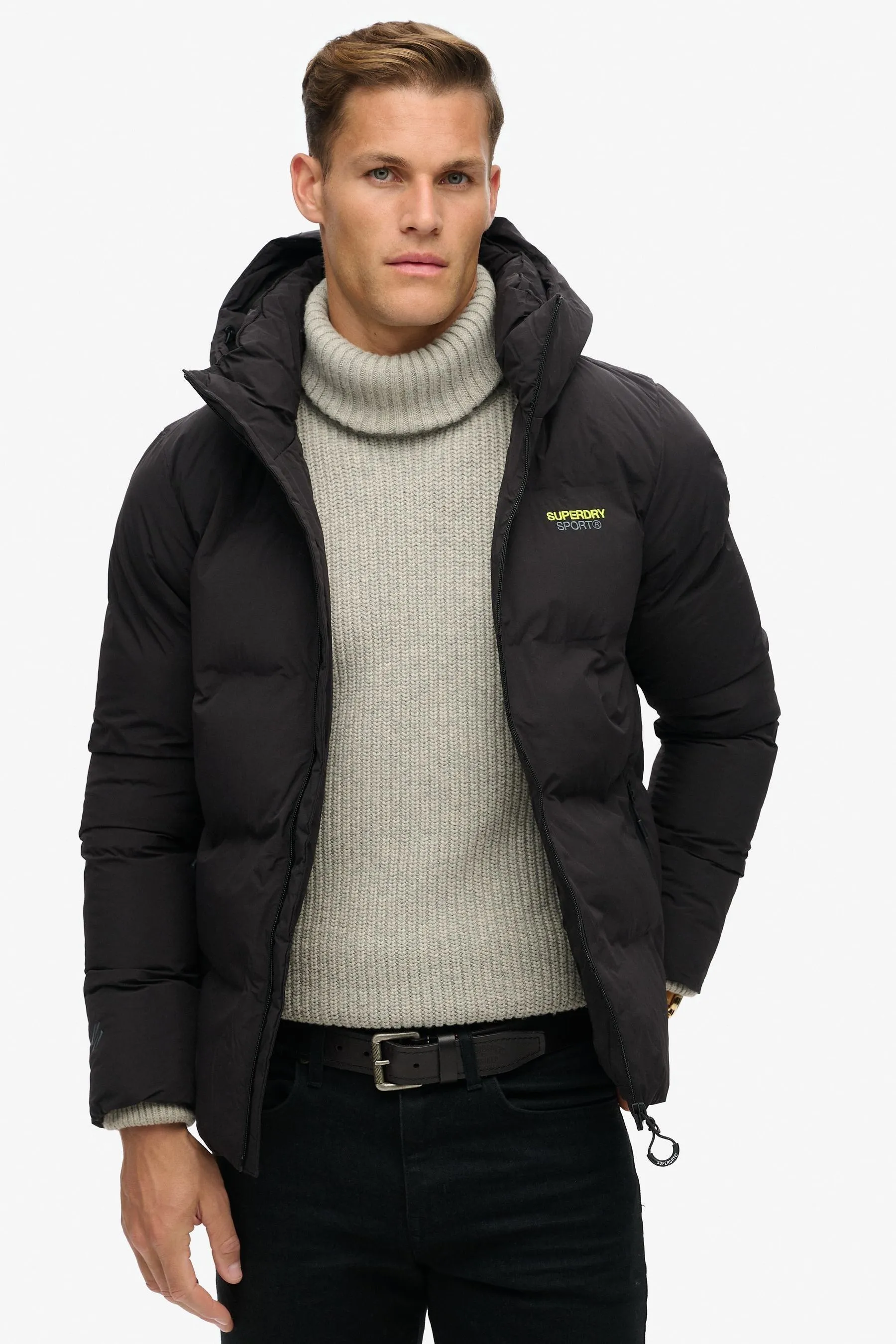 Superdry Con cappuccio - Giacca a sbuffo squadrato