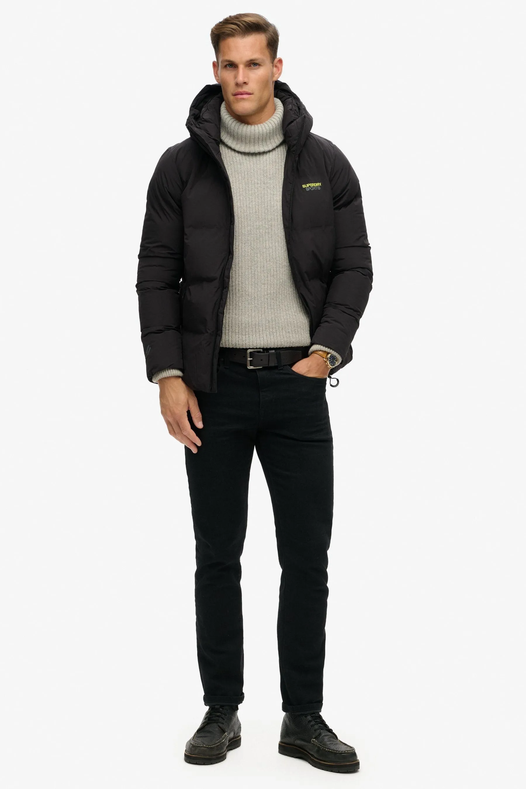 Superdry Con cappuccio - Giacca a sbuffo squadrato