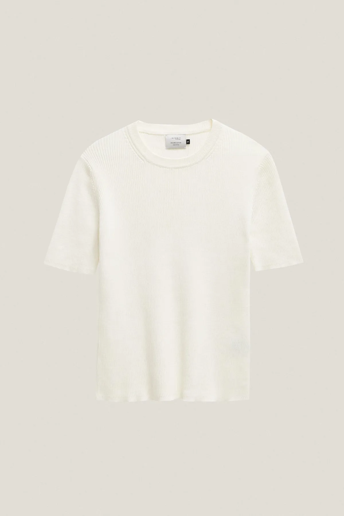 T-shirt a coste in Cotone Organico – Versione Imperfect