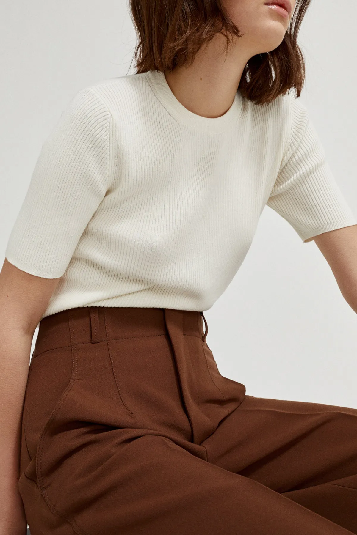 T-shirt a coste in Cotone Organico – Versione Imperfect