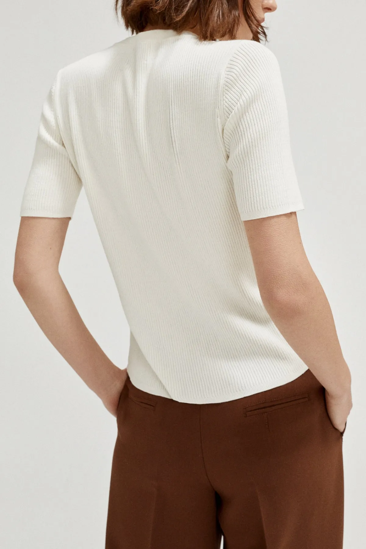 T-shirt a coste in Cotone Organico – Versione Imperfect