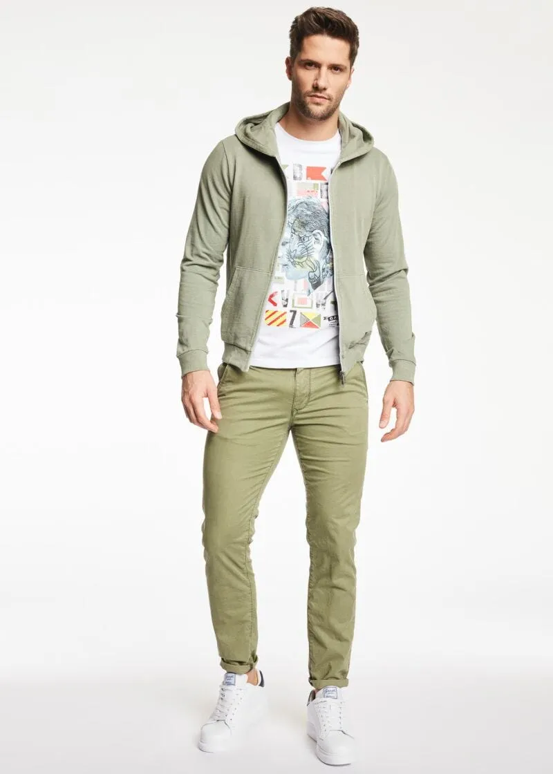 T-shirt con stampa multicolor