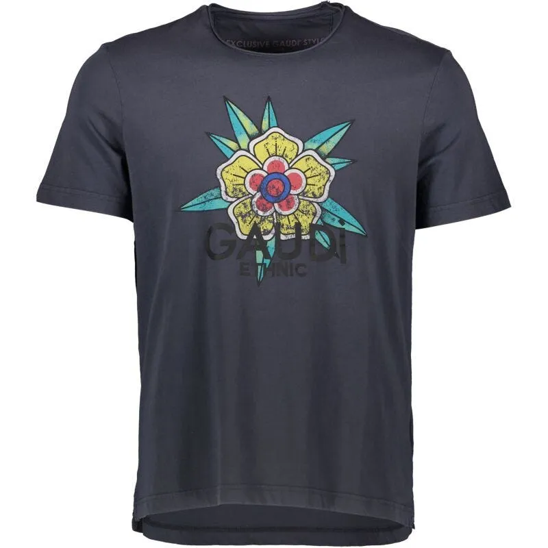 T-shirt in cotone effetto used