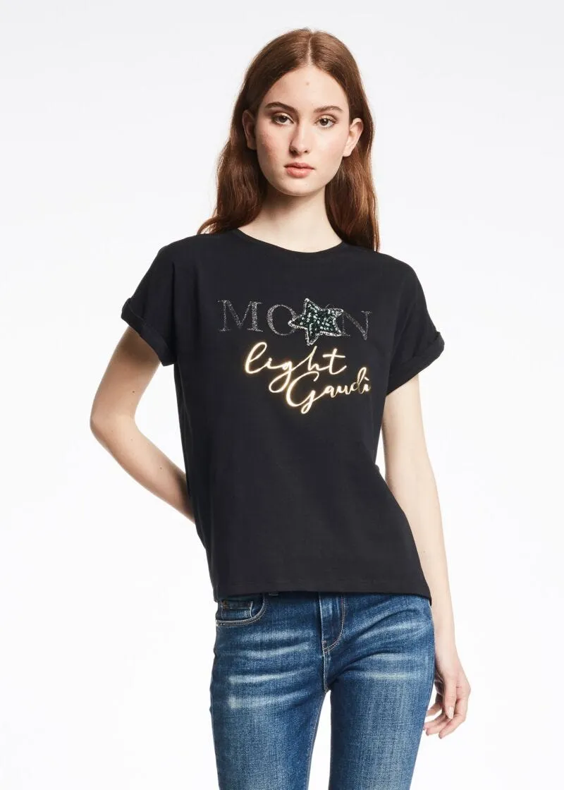 T shirt lunga in jersey