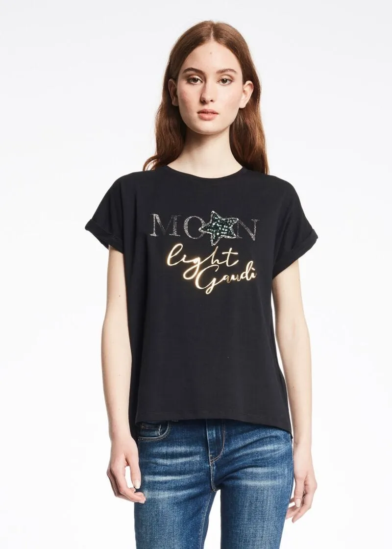 T shirt lunga in jersey