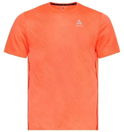 T-shirt Odlo Zeroweight Enginee Odlo (arancio shocking melange) Uomo