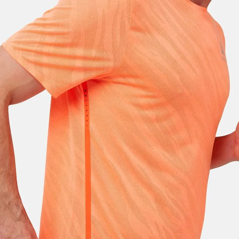 T-shirt Odlo Zeroweight Enginee Odlo (arancio shocking melange) Uomo