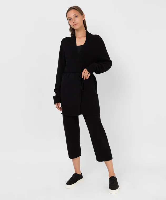 The Row Pantaloni cropped Dahlia in cashmere 5789Y187