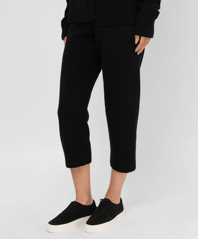 The Row Pantaloni cropped Dahlia in cashmere 5789Y187