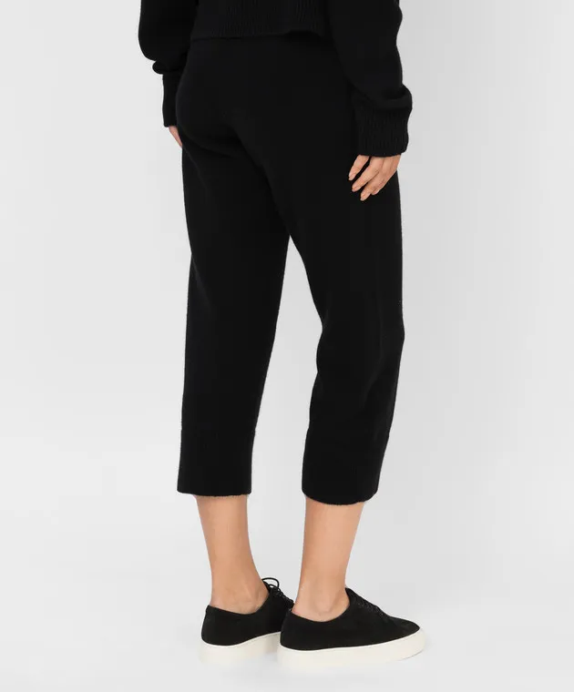 The Row Pantaloni cropped Dahlia in cashmere 5789Y187