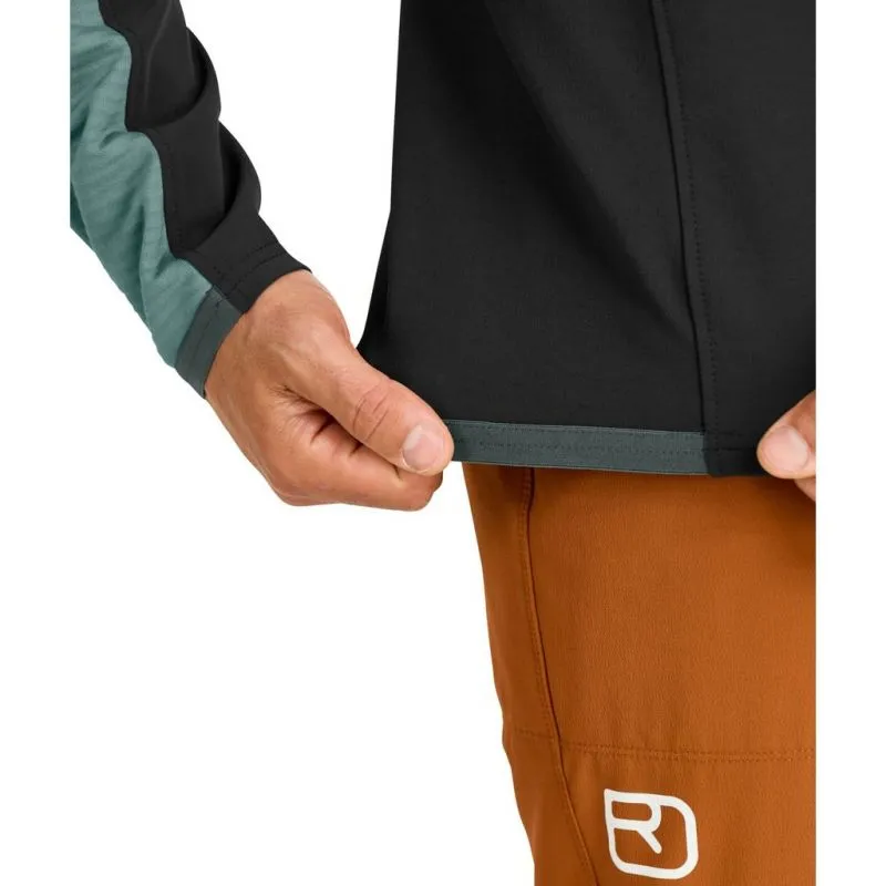 Uomo Ortovox GIACCA IN FLEECE RIB M (grigio artico) giacca in pile