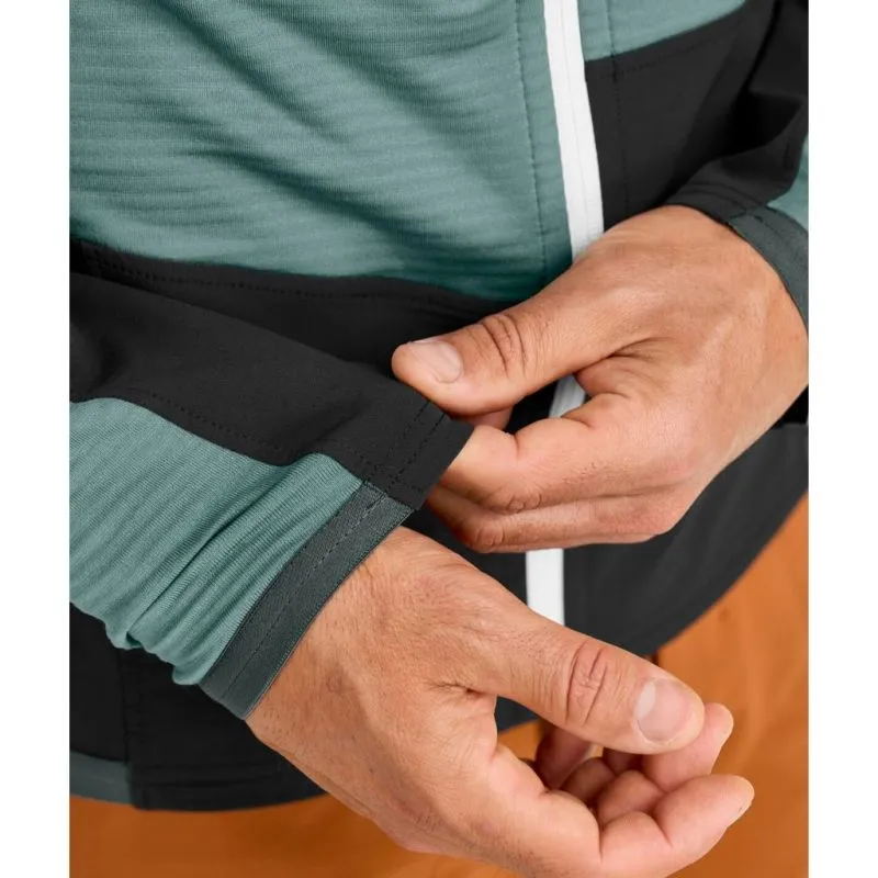 Uomo Ortovox GIACCA IN FLEECE RIB M (grigio artico) giacca in pile