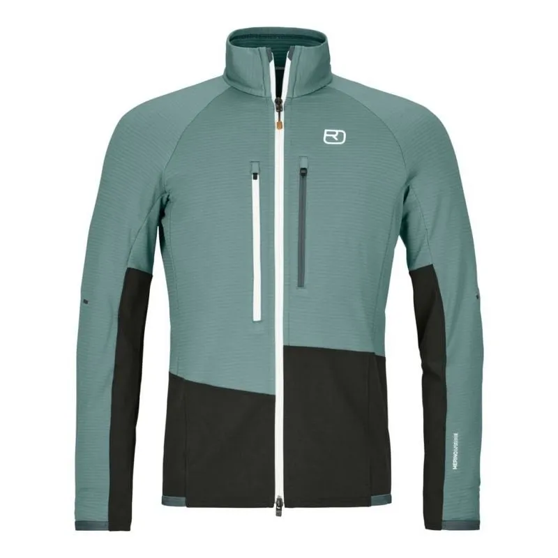 Uomo Ortovox GIACCA IN FLEECE RIB M (grigio artico) giacca in pile