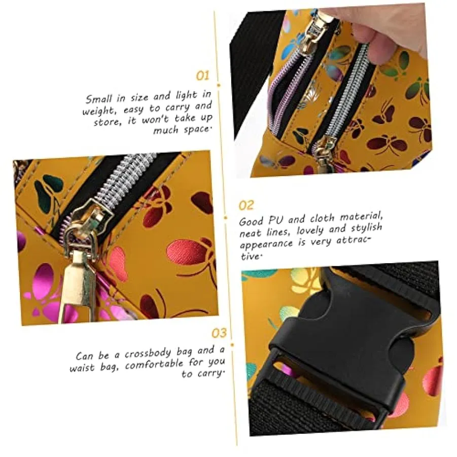 VALICLUD 3 Pz Borsa a Marsupio Cinture Da Donna Elegante Borsa Sul Petto Tasche in Vita Retrò Borsa Sul Petto Alla Moda Marsupio
