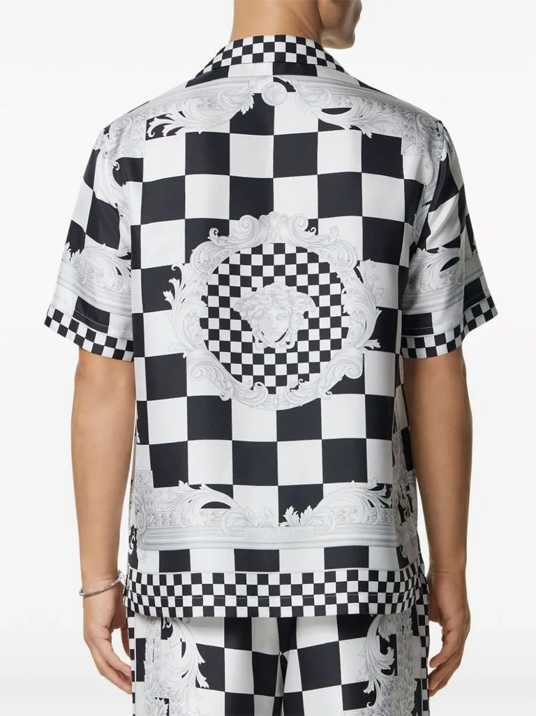 versace Camicia stampa quadri